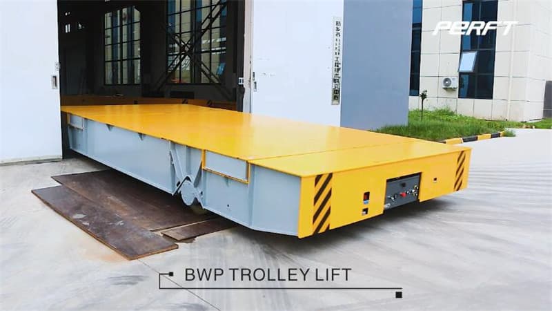 heavy duty die carts with integrated screw jack lift table 120 tons